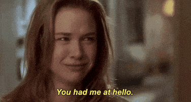 每日GIF(2020-09-02)的gif-Renee Zellweger Quote GIF by Top 100 Movie Quotes of All Time
