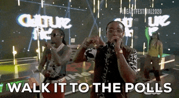 每日GIF(2020-09-19)的gif-Vote GIF by iHeartRadio