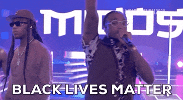 每日GIF(2020-09-20)的gif-Black Lives Matter Blm GIF by iHeartRadio