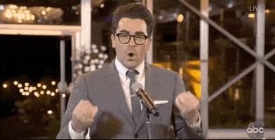 每日GIF(2020-09-21)的gif-Dan Levy Mind Blown GIF by Emmys