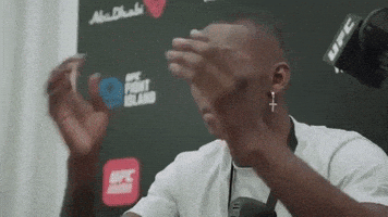 每日GIF(2020-09-26)的gif-Israel Adesanya Mind Blown GIF by UFC