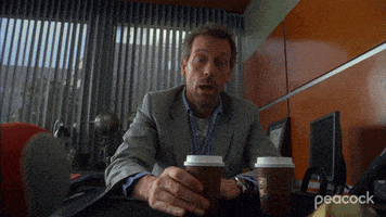每日GIF(2020-09-30)的gif-Gregory House Coffee GIF by PeacockTV