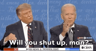 每日GIF(2020-09-30)的gif-Joe Biden Shut Up GIF by CBS News