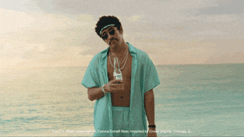 每日GIF(2020-10-03)的gif-Bad Bunny Shrug GIF by Corona USA