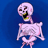 每日GIF(2020-10-03)的gif-Skeleton Lol GIF by GIPHY Studios Originals