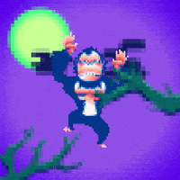 每日GIF(2020-10-06)的gif-Pixel Halloween GIF by Jef Caine