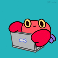 每日GIF(2020-10-09)的gif-Marine Life Reaction GIF by pikaole