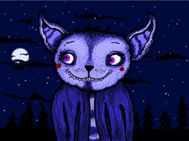 每日GIF(2020-10-10)的gif-Halloween Smile GIF by Kokee Thornton