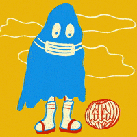 每日GIF(2020-10-12)的gif-Halloween Ghost GIF by Jef Caine