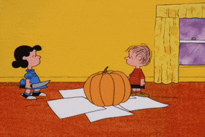 每日GIF(2020-10-12)的gif-Charlie Brown Halloween GIF by Peanuts