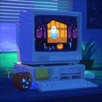 每日GIF(2020-10-13)的gif-Retro Game Halloween GIF by saidamagic