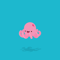 每日GIF(2020-10-14)的gif-Pink Octopus GIF by Miguelgarest