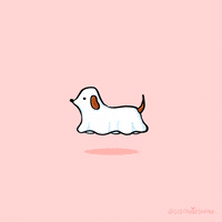 每日GIF(2020-10-14)的gif-Dog Pink GIF by Stefanie Shank