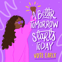 每日GIF(2020-10-15)的gif-Vote Early Election 2020 GIF by INTO ACTION