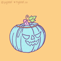 每日GIF(2020-10-18)的gif-Jack O Lantern Halloween GIF by Alba Paris