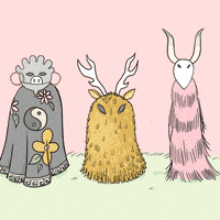 每日GIF(2020-10-20)的gif-Creepy Cute Pink GIF by Stefanie Shank