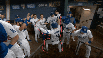 每日GIF(2020-10-21)的gif-Los Angeles Dancing GIF by MLB