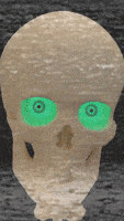 每日GIF(2020-10-25)的gif-Halloween Skull GIF by Crypt TV