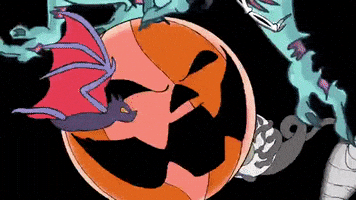 每日GIF(2020-10-25)的gif-Halloween Ghost GIF by Micah Buzan