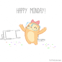 每日GIF(2020-10-26)的gif-good morning monday GIF by SLOTHILDA