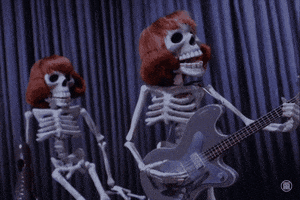 每日GIF(2020-10-27)的gif-Rock Band Halloween GIF