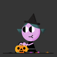 每日GIF(2020-10-27)的gif-Happy Trick Or Treat GIF by Mioe Studio