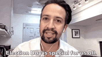 每日GIF(2020-10-30)的gif-Lin Manuel Miranda Every Vote Counts GIF by Global Citizen