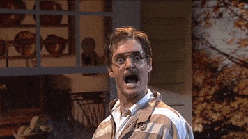 每日GIF(2020-10-30)的gif-Trick Or Treat Reaction GIF by Saturday Night Live