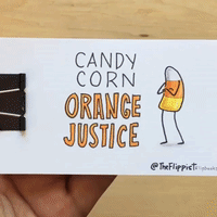 每日GIF(2020-11-01)的gif-Candy Corn Dancing GIF