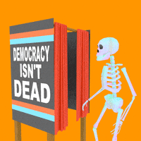 每日GIF(2020-11-04)的gif-Election 2020 Halloween GIF by INTO ACTION