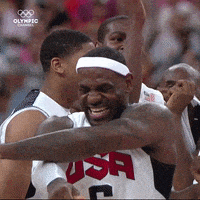 每日GIF(2020-11-08)的gif-Feeling It Lebron James GIF by Olympic Channel