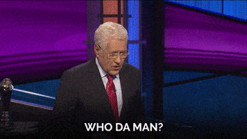 每日GIF(2020-11-09)的gif-Alex Trebek Who Da Man GIF by Jeopardy!