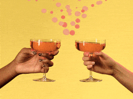 每日GIF(2020-11-10)的gif-Cheers Wine GIF by CHANDON CALIFORNIA