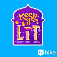 每日GIF(2020-11-13)的gif-Diwali Festival Party GIF by Hike Sticker Chat