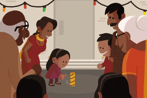 每日GIF(2020-11-14)的gif-Happy Diwali GIF by GIPHY Studios Originals
