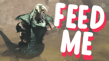 每日GIF(2020-11-17)的gif-angry feed me GIF by PlayStation