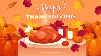 每日GIF(2020-11-23)的gif-Pumpkin Thanksgiving GIF by Bath & Body Works