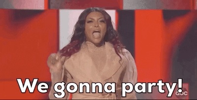 每日GIF(2020-11-23)的gif-Taraji P Henson Lets Party GIF by AMAs