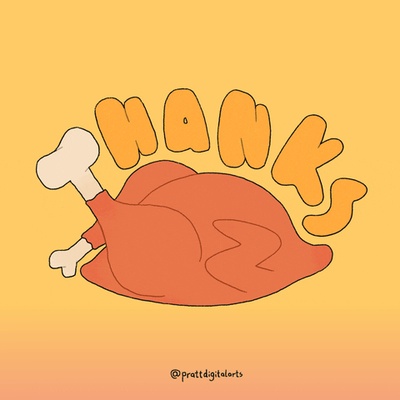 每日GIF(2020-11-24)的gif-Chicken Wing Thank You GIF by Kino's Kingdom