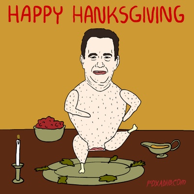 每日GIF(2020-11-25)的gif-tom hanks turkey GIF by Animation Domination High-Def