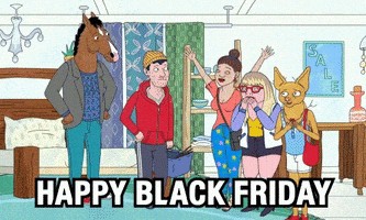 每日GIF(2020-11-28)的gif-black friday GIF by BoJack Horseman