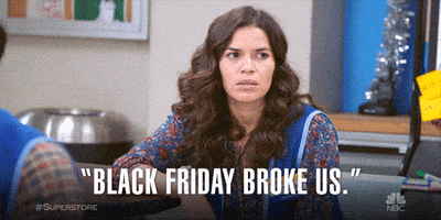 每日GIF(2020-11-28)的gif-sad black friday GIF by NBC
