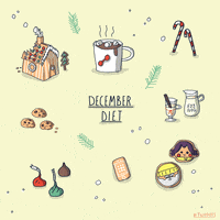 每日GIF(2020-12-02)的gif-hot chocolate cookies GIF by Dots