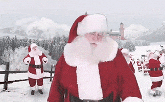 每日GIF(2020-12-07)的gif-Santa Claus Dabbing GIF by Hallmark eCards