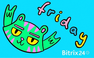 每日GIF(2020-12-12)的gif-Excited Its Friday GIF by Bitrix24