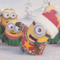 每日GIF(2020-12-13)的gif-Despicable Me Christmas GIF