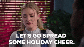 每日GIF(2020-12-13)的gif-Christmas Holidaycheer GIF by ABC Network