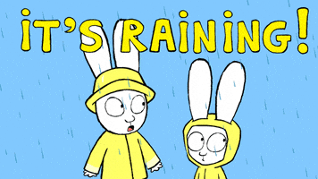 每日GIF(2020-12-15)的gif-Rainy Day Rain GIF by Simon Super Rabbit
