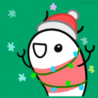 每日GIF(2020-12-15)的gif-Santa Claus Christmas GIF by pikaole