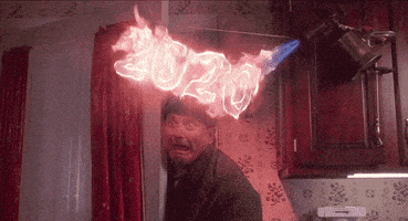 每日GIF(2020-12-15)的gif-Home Alone Fire GIF